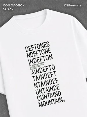 Футболка deftones дефтонс