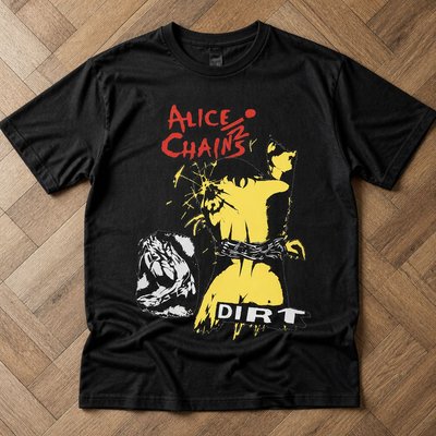 Футболка alice in chains vintage dirt y2k