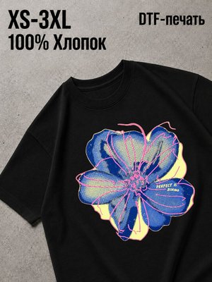 Футболка цветы