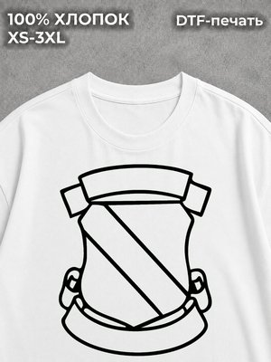 Футболка Shield y2k Number Nine Knight white
