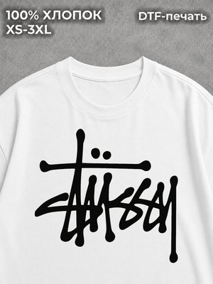 Футболка y2k Stussy white