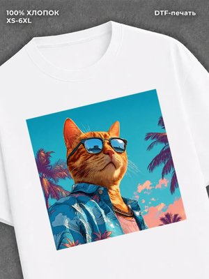 Футболка Котик