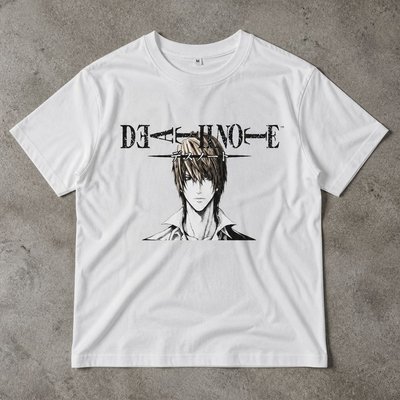 Футболка y2k Death Note archive анимэ flat_lay