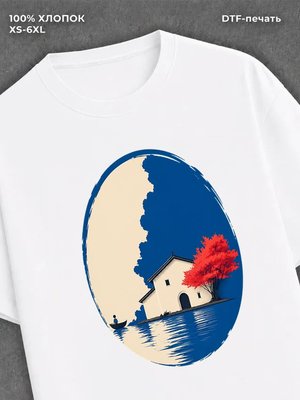 Футболка Дом на море