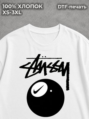 Футболка y2k Stussy white