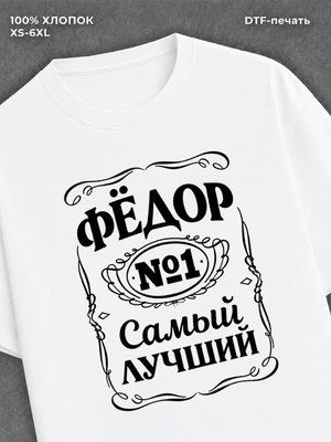 Футболка футболка мужская именная Федор