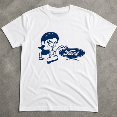 Футболка fuct Oval Pee Girl T-Shirt y2k