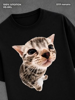 Футболка cat