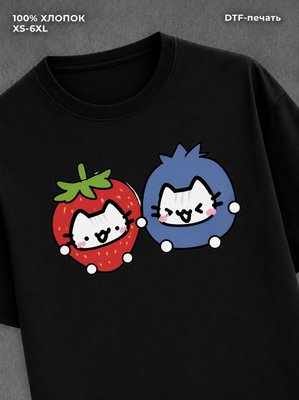 Футболка cat star