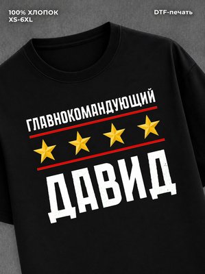 Футболка мужская именная главно