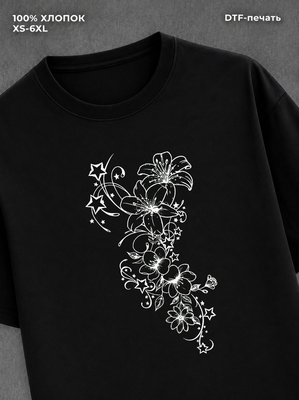Футболка flowers