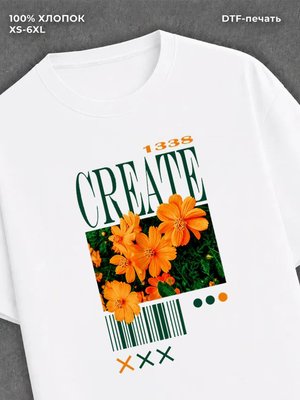 Футболка y2k Цветы pinterest white