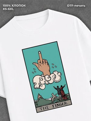 Футболка the finger