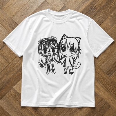 Футболка y2k hikikomori type anime vintage