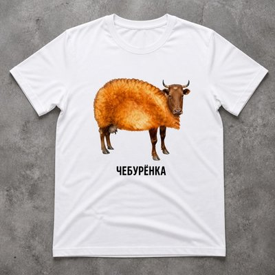 Футболка мем y2k чебуренка flat_lay