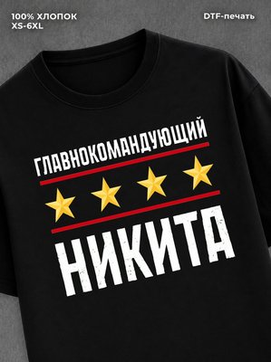 Футболка мужская именная главно