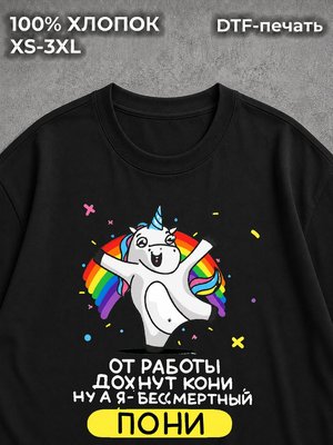 Футболка Бессмертный пони