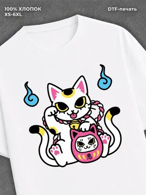 Футболка котик
