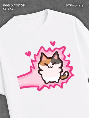 Футболка котик