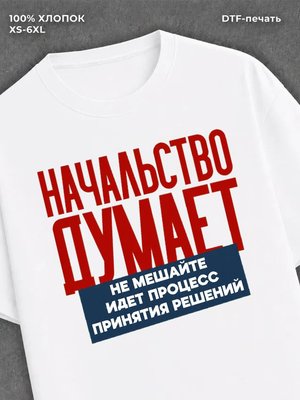 Футболка Начальство думает