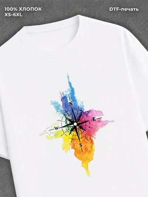 Футболка хлопковая белая