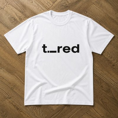 Футболка tired y2k type archive vintage sk8 flat_lay