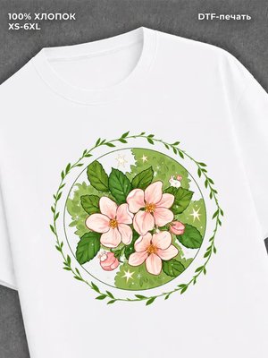 Футболка flowers