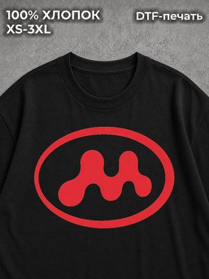 Футболка y2k Mowalola Red black