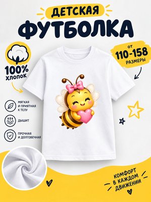 Футболка детская для девочек