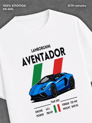 Футболка Lamborghini Aventador
