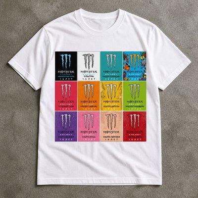 Футболка monster energy y2k type flat_lay