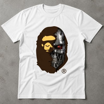 Футболка Bape Terminator Cyborg T-800