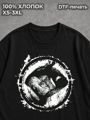 Футболка Tongue kiss krypto wrld vivere y2k vintage black