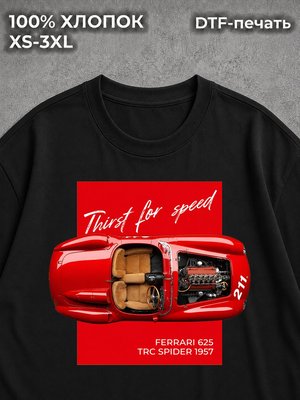 Футболка базовая черная