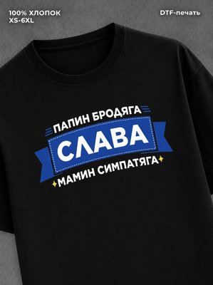 Футболка мужская именная Слава