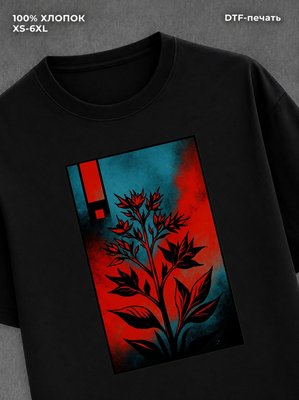 Футболка flowers