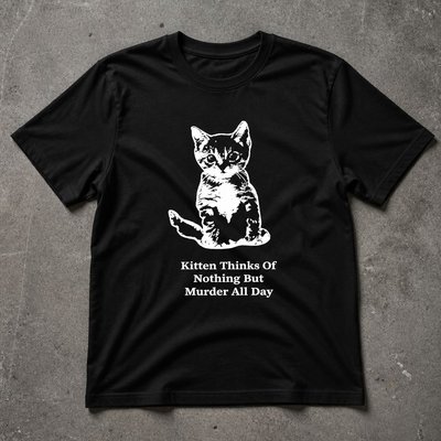 Футболка с котом y2k 1 шт flat_lay