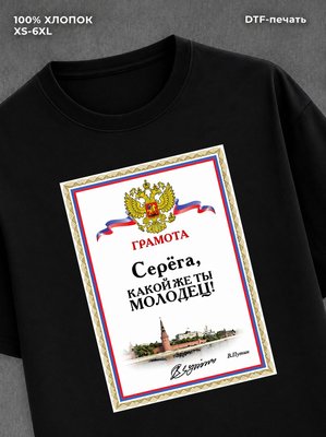 Футболка мужская именная Серега