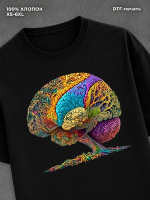 Футболка "Brain" хлопок