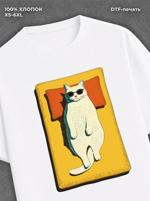 Футболка Кот француз
