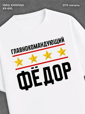 Футболка мужская именная главно