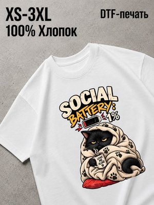 Футболка кота