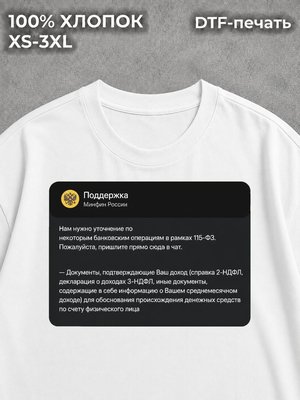 Футболка Арбитраж scam обнал