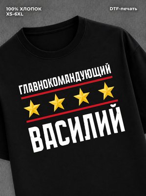 Футболка мужская именная главно