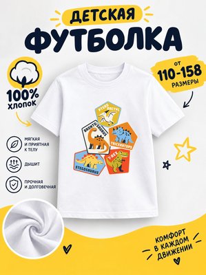 Футболка детская для мальчиков