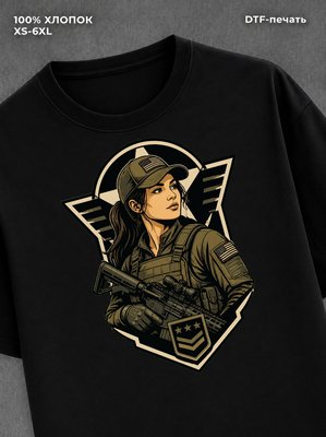 Футболка Military girl