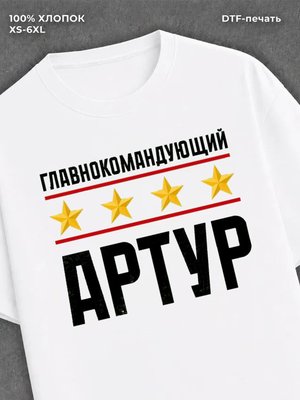 Футболка мужская именная главно