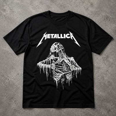 Футболка металлика y2k 1 шт flat_lay