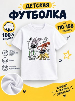 Футболка детская для мальчиков
