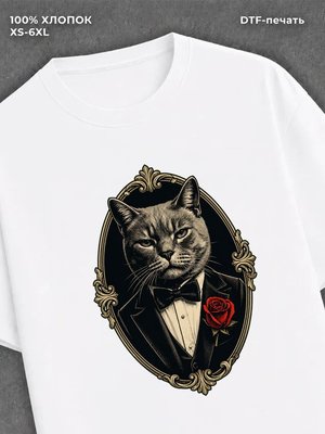 Футболка Солидные коты